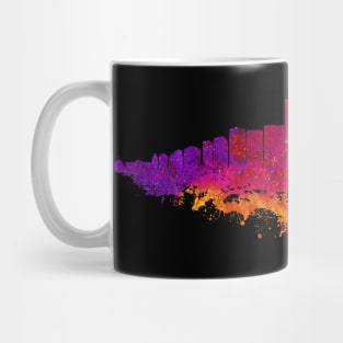 Phoenix City Skyline - Watercolor Red, orange, purple Mug